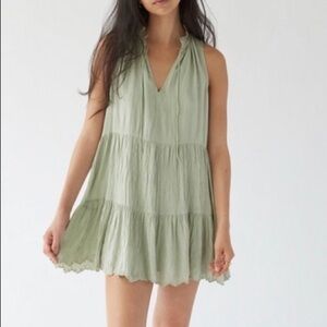Aritzia Wilfred Daiquiri Dress - Silver Sage - Size Medium